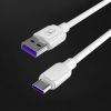  Зображення Кабель SkyDolphin S56T Super Fast TPE USB - Type C 1м, White (USB-000572) 