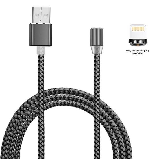  Зображення Кабель XoKo SC-355i Magneto USB-Lightning, 1.2м Grey (SC-355i MGNT-GR) 