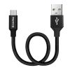  Зображення Кабель 0.25m USB 2.0 (AM/Micro USB) ColorWay, 2.4А (CW-CBUM048-BK) Black 