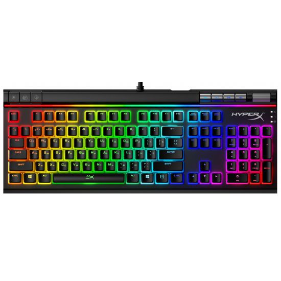  Зображення Клавіатура HyperX Alloy Elite 2.0 Red USB RGB ENG/RU Black 