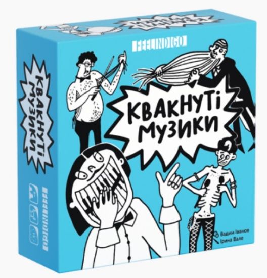  Зображення Настільна гра Feelindigo Квакнуті музики (Freaky Band) українська (FI19030) 