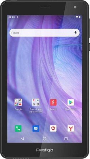  Зображення Prestigio Seed A7,PMT4337_3G_D,7"(600*1024)IPS display,Android 10.0 Go,CPU Spreadtrum SC7731e quad core up to 1.3GHz,1GB+16GB,BT4.2,0.3MP+2.0MP,Type C,microSD card slot, Single SIM card,have call function,3000mAh battery,black 