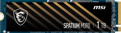  Зображення Накопичувач SSD 1TB MSI Spatium M390 M.2 2280 PCIe 3.0 x4 NVMe 3D NAND TLC (S78-440L650-P83) 