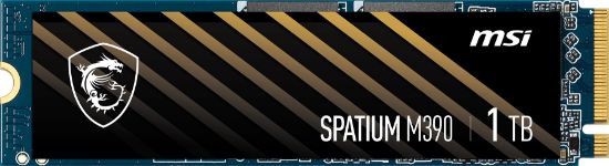  Зображення Накопичувач SSD 1TB MSI Spatium M390 M.2 2280 PCIe 3.0 x4 NVMe 3D NAND TLC (S78-440L650-P83) 