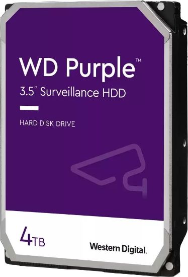  Зображення Жорсткий диск 3.5"   4TB Western Digital Purple Surveillance   SATA 3, 5400RPM, 256MB  (WD42PURZ)) 