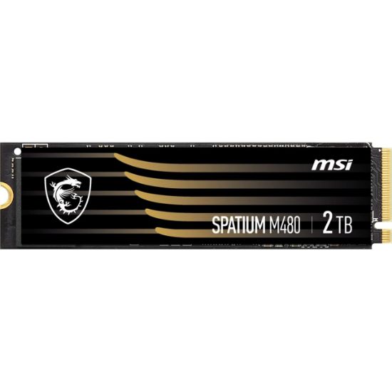  Зображення Накопичувач SSD 2TB MSI Spatium M480 M.2 2280 PCIe 4.0 x4 NVMe 3D NAND TLC (S78-440Q150-P83) 