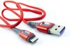  Зображення Дата кабель USB 2.0 AM to Micro 5P 1.0m red Dengos (NTK-M-LP-RED) 