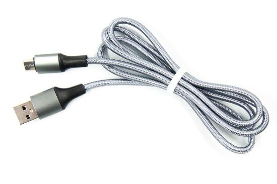  Зображення Дата кабель USB 2.0 AM to Type-C 1.0m gray Dengos (NTK-TC-MT-GREY) 