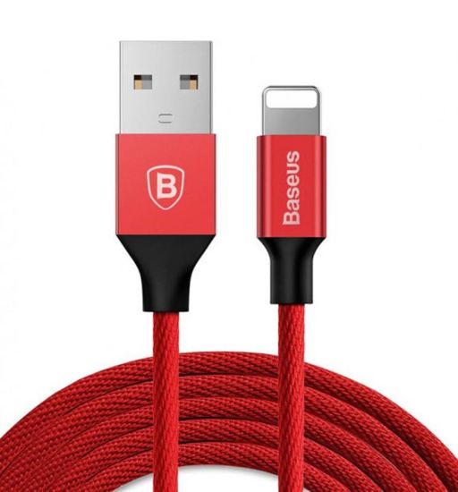  Зображення Кабель Baseus Yiven USB-Lightning, 1.8м Red (CALYW-A09) 