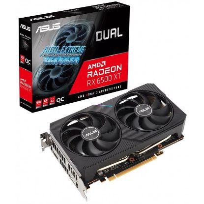  Зображення Видеокарта AMD Radeon RX 6500 XT 4GB GDDR6 Dual OC Asus (DUAL-RX6500XT-O4G) 