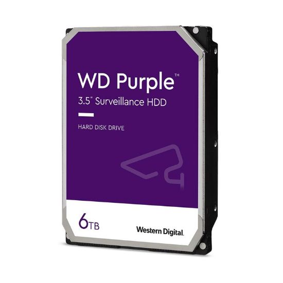  Зображення Жорсткий диск 3.5"   6TB Western Digital Purple Surveillance   (SATA 6Gb/s, 5640rpm, 256MB) (WD63PURZ)) 