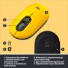  Зображення Мишка бездротова Logitech POP Mouse Bluetooth Blast Yellow (910-006546) 