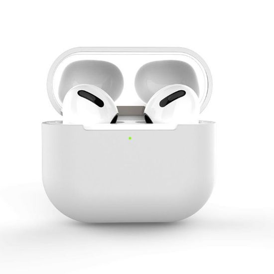  Зображення Чохол для навушників BeCover Silicon для Apple AirPods (3nd Gen) White (707184) 