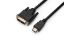  Зображення Кабель мультимедійний HDMI to DVI 1.8m Single Link 18+1 Premium ProLogix (PR-HDMI-DVI-P-01-30-18m) 