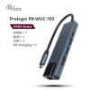  Зображення Концентратор ProLogix USB3.1 Type C to HDMI+2*USB3.0+USB C PD+Lan (PR-WUC-103B) 