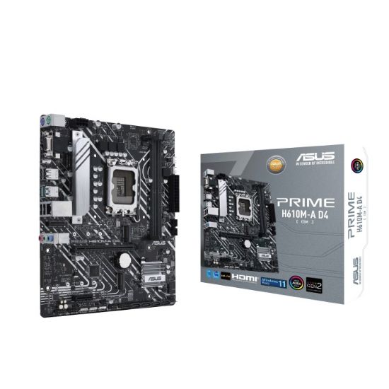  Зображення Материнська плата Asus Prime H610M-A D4-CSM Socket 1700 