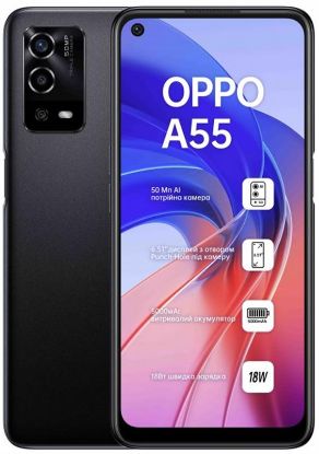  Зображення Смартфон Oppo A55 4/64GB Dual Sim Starry Black 