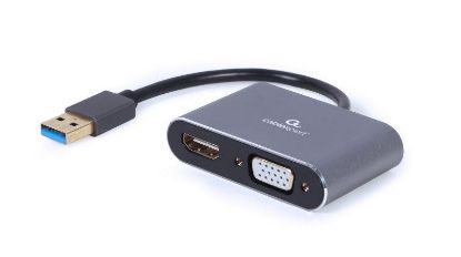  Зображення Перехідник USB-A to HDMI/VGA Cablexpert (A-USB3-HDMIVGA-01) 