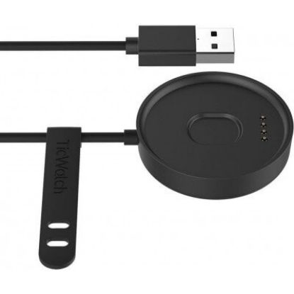  Зображення Кабель USB Mobvoi для Xiaomi Ticwatch S2&E2 Magnetic Charging Cable Black (MBV-TWS2E2-MCC) 