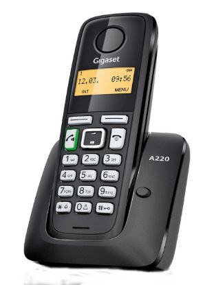  Зображення Радіотелефон DECT Gigaset A220 Black (S30852-H2411-S301) 