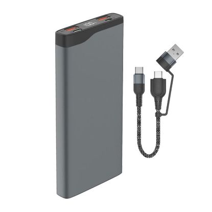  Зображення Універсальна мобільна батарея 4smarts VoltHub Pro 10000mAh 22.5W with Quick Charge, PD gunmetal *Select Edition* 