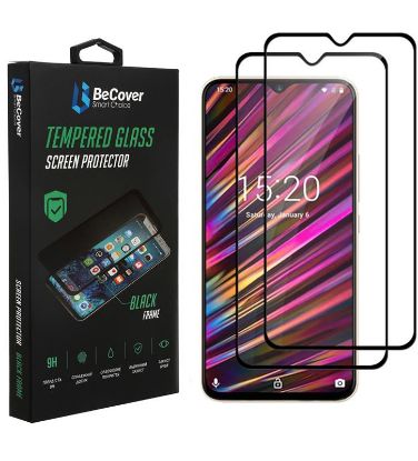  Зображення Скло захисне BeCover Doogee X95 Black (707358) 