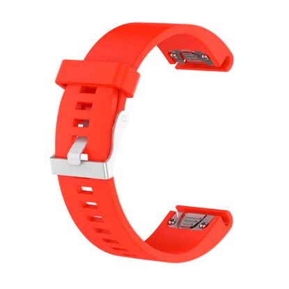  Зображення Ремінець для Garmin QuickFit 20 Smooth Silicone Band Orange (QF20-SMSB-ORNG) 