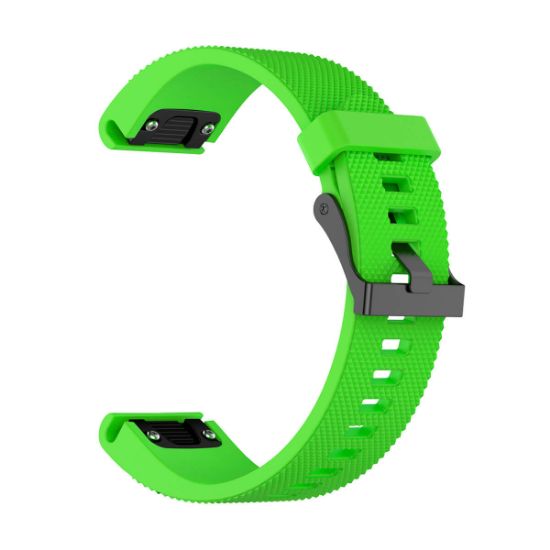  Зображення Ремінець для Garmin QuickFit 20 Dots Silicone Band Green (QF20-STSB-GRN) 