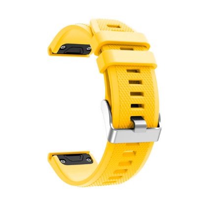  Зображення Ремінець для Garmin QuickFit 22 Dots Silicone Band Yellow (QF22-DTSB-YEL) 