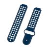  Зображення Ремінець для Garmin Universal 16 Nike-style Silicone Band Blue/White (U16-NSSB-BLWH) 