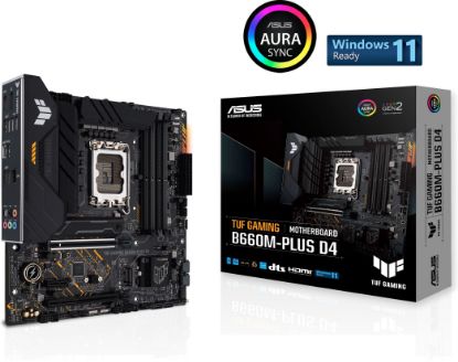  Зображення MB Socket_1700 ASUS TUF GAMING B660M-PLUS D4 (B660, DDR4, 128Gb, 5333MHz, LAN-2,5Gbt/s, DisplayPort, HDMI, 2xM.2 2280, 4xSata6.0Gb/s, Micro-ATX)) 