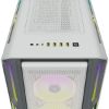  Зображення Corsair iCUE 5000T RGB Tempered Glass Mid-Tower Smart Case, White, EAN: 0840006645184 