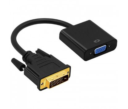  Зображення Адаптер Voltronic VGA - DVI, (M/F), 0.1 м, Black (YT-C-DVI-(M)/VGA(F)/12138) 