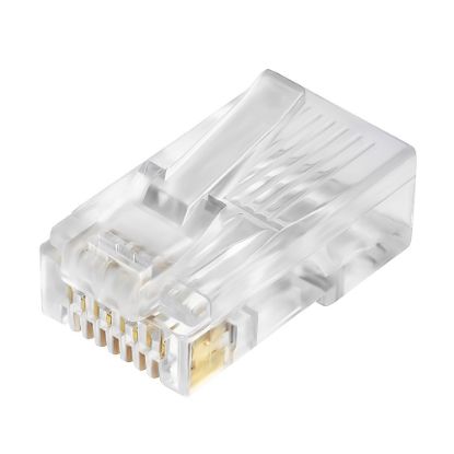  Зображення Конектор RJ 45 Merlion (RJ45ML-100-CAT6/17265) Cat. 6 UTP, 100 шт/уп 