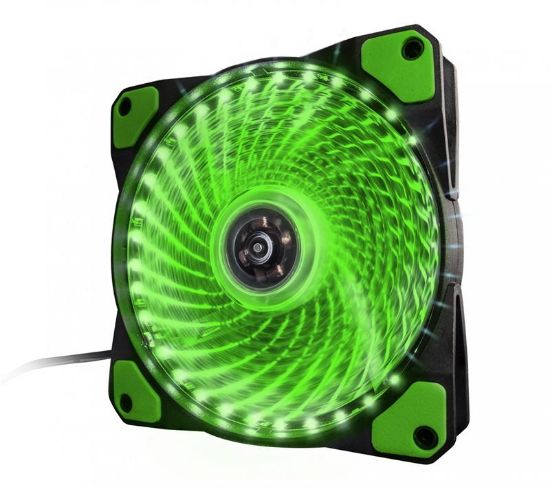  Зображення Вентилятор Frime Iris LED Fan 33LED Green (FLF-HB120G33) 