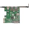  Зображення Контролер Frime NEC720202 (ECF-PCIEtoUSB007.LP) PCI-E-2xUSB3.0+USB3.0 Type-C 