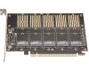  Зображення Контролер Frime WCH382L (ECF-PCIEtoSSD010) PCI-E-5xM.2 (B Key) 