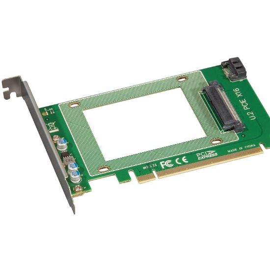  Зображення Контролер Frime (ECF-PCIEtoSSD007) PCI-E-U.2 SFF8639 2.5" NVMe/Sata 