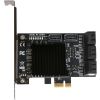  Зображення Плата розширення Frime (ECF-PCIEto8SATAIII001) PCI-E-8хSATAIII, 88SE9215 