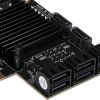  Зображення Плата розширення Frime (ECF-PCIEto8SATAIII001) PCI-E-8хSATAIII, 88SE9215 