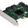  Зображення Плата розширення Frime (ECF-PCIEto4SATAIII002) PCI-E-4хSATAIII, 88SE9215 