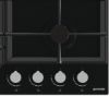  Зображення Варильна поверхня Gorenje газова на склі, 60см, чавун, чорний 