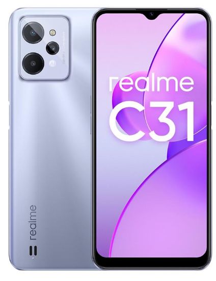  Зображення Смартфон Realme C31 4/64GB Dual Sim Light Silver EU_ 