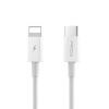  Зображення Дата кабель USB-C to Lightning 20W white Proda (PD-B27i-WHT) 