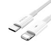  Зображення Дата кабель USB-C to Lightning 20W white Proda (PD-B27i-WHT) 