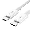  Зображення Кабель Proda PD-B26a USB-C - USB-C, 1м, White 