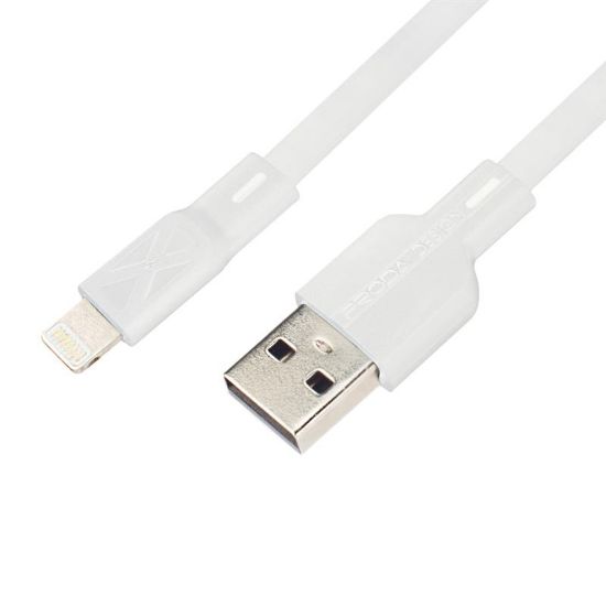  Зображення Кабель Proda PD-B18i USB-Lightning, 1м, White 