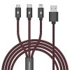  Зображення Дата кабель USB 2.0 AM to Lightning + Micro 5P + Type-C red Proda (PD-B65th-RD) 