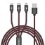  Зображення Дата кабель USB 2.0 AM to Lightning + Micro 5P + Type-C red Proda (PD-B65th-RD) 