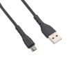  Зображення Дата кабель USB 2.0 AM to Micro 5P 3A black Proda (PD-B47m-BK) 